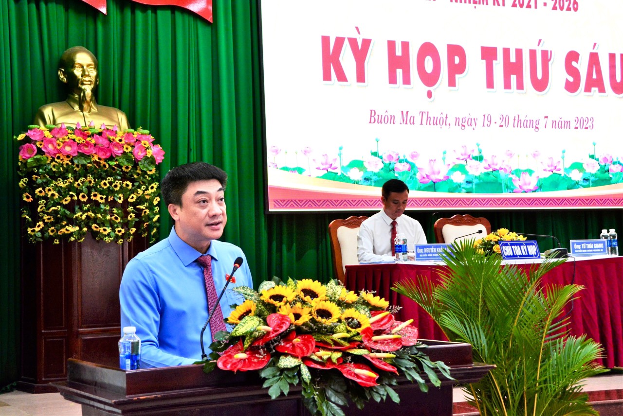 anh Giang bí thư phát biểu